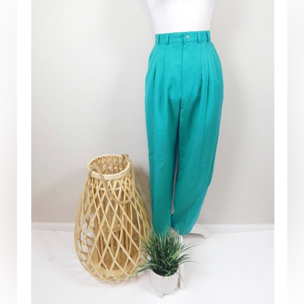Vintage 80s Fundamental Things High-Waisted Pleated Pants